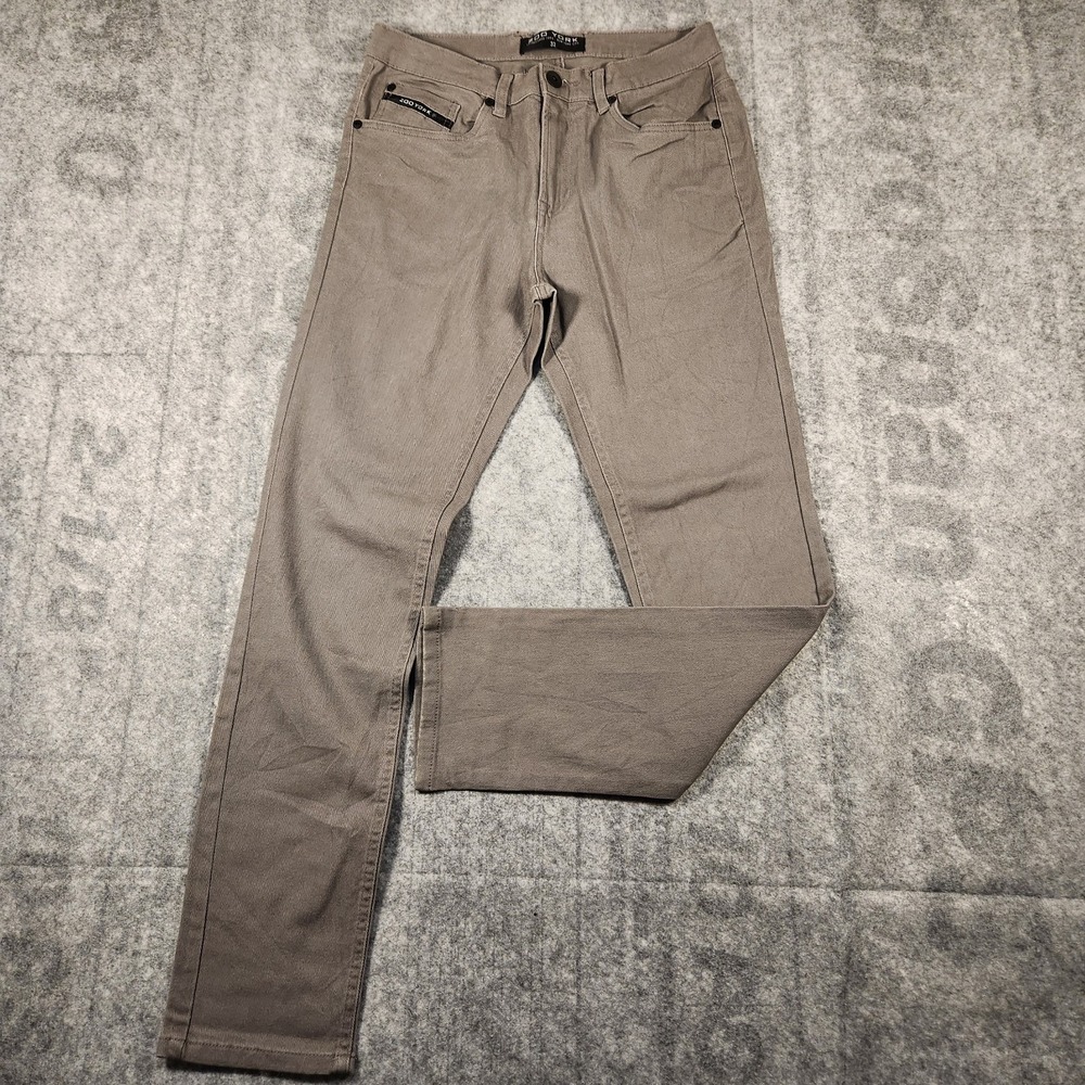 Zoo York Jeans 32x30 Mens Gray Skinny‎ Stretch Demin Mid Rise